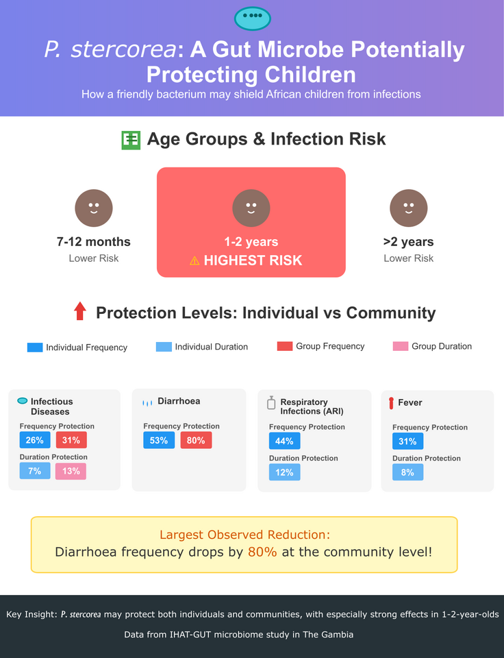 How a Friendly Gut Microbe May Protect African Children from Infections