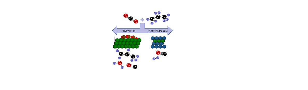 Combining carbon dioxide reduction with propane oxidation dehydrogenation over bimetallic catalysts