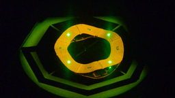 Printing ferromagnetic domains in soft materials 