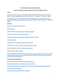 Faculty Guide for Webinar 4_Active Teaching  Learning Strategies for Every Course Delivery Format