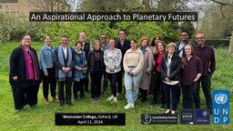 How to build a better future for people and nature