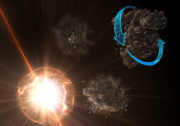 Discovery of a new mechanism to destroy dust grains in strong radiation fields 