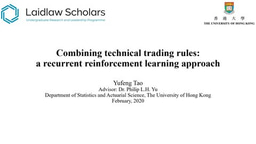 Rule-based Recurrent Reinforcement Learning