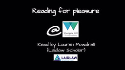 LST Volunteering: Reading 'The Highwayman'