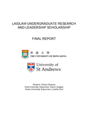 Laidlaw Final Report - Chhavi Sharma