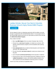Secure Your Spot in Columbia Business School's Highly Ranked MBA Program