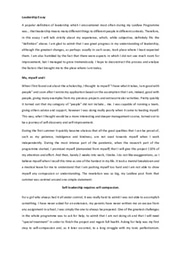 Leadership for Dummies