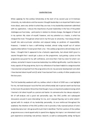 Leadership Essay 