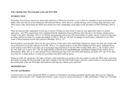 Who’s funding who? Throwing light on the anti-TFLS field