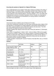 Crunching the numbers on Spanish Flu in Raikeswood Camp