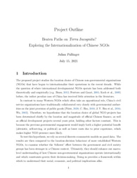 Laidlaw Project Outline 