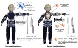Self healable neuromorphic elements for decentralized computing