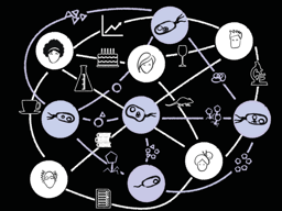 Horizontal knowledge transfer in scientists and bacteria