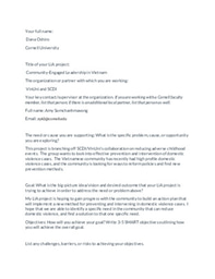 LIA Outline and Proposal