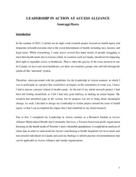 Samraggi Hazra Leadership in Action