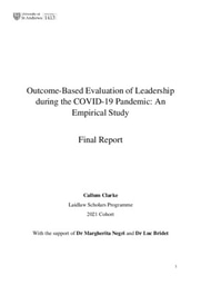 Research Essay: Evaluation of National Leadership during the COVID-19 Pandemic