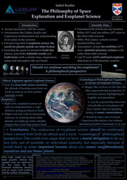 Research Poster: The Philosophy of Space Exploration and Exoplanet Science