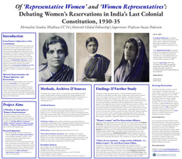 Of 'Representative Women' and 'Women Representatives': Debating Women's Reservations in India's Last Colonial Constitution, 1930-35