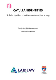 [leadership report] Catullan Identities -- A Reflective Report on Community and Leadership