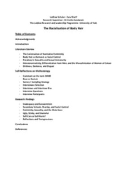 The Racialisation of Body Hair - Zara Sharif