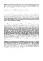 Laidlaw Research Proposal