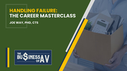 Handling Failure: The Career Masterclass