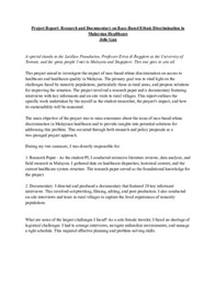 Laidlaw Final Project Report