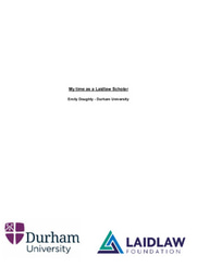 My time as a Laidlaw Scholar