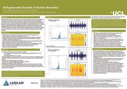 Self-generated Sounds in Human Neonates - Laidlaw summer one research poster