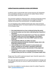 Sam Brooke LiA Report