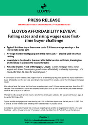 Lloyds Affordability Review 2025: Falling rates and rising wages ease first-time buyer challenge