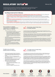 Regulatory outlook: consultation season kicks off in earnest