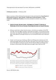 Three big stories for the week ahead: Four miners, BAE Systems and SEGRO
