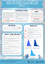 What can fossils tell us about the effect of climate change on coral reefs?