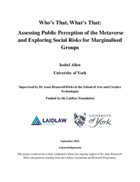 Who’s That, What’s That: Assessing Public Perception of the Metaverse and Exploring Social Risks for Marginalised Groups