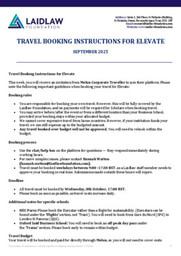 🧳 Elevate Travel Guidance
