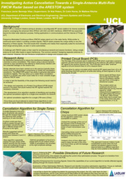 Investigating Active Cancellation Towards a Single-Antenna Multi-Role FMCW Radar Based on the ARESTOR System