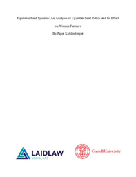 Equitable Seed Systems: An Analysis of Ugandan Seed Policy and Its Effect on Women Farmers