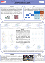 Summer Project - Algorithmic performance of remote sensing in informal settlements in Africa