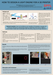 Research Poster: Mechanical Design of a Light Engine for 3D Printer