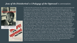 Jesus of the Disinherited and Pedagogy of the Oppressed in Conversation