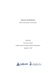 Leadership-in-Action 2024 Global Experience Reflection - Advocacy in Brussels and London