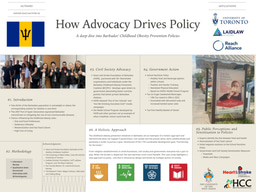 Gabrielle Dumé: How Policy Drives Advocacy Poster