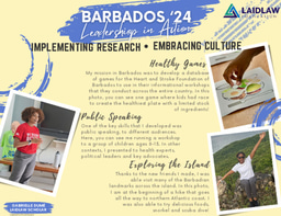 Barbados '24 LIA: Implementing Research, Embracing Culture