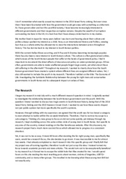 Laidlaw Reflective Report