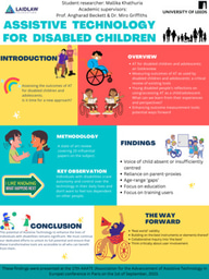 Research Poster - Assistive Technology for Disabled Children