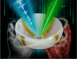 Painting the human body with light and sound