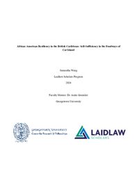 Research Paper: African American Resiliency in the British Caribbean