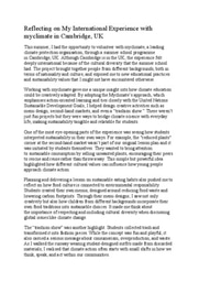 International Experience