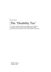 Essay for Laidlaw - The Disability Tax